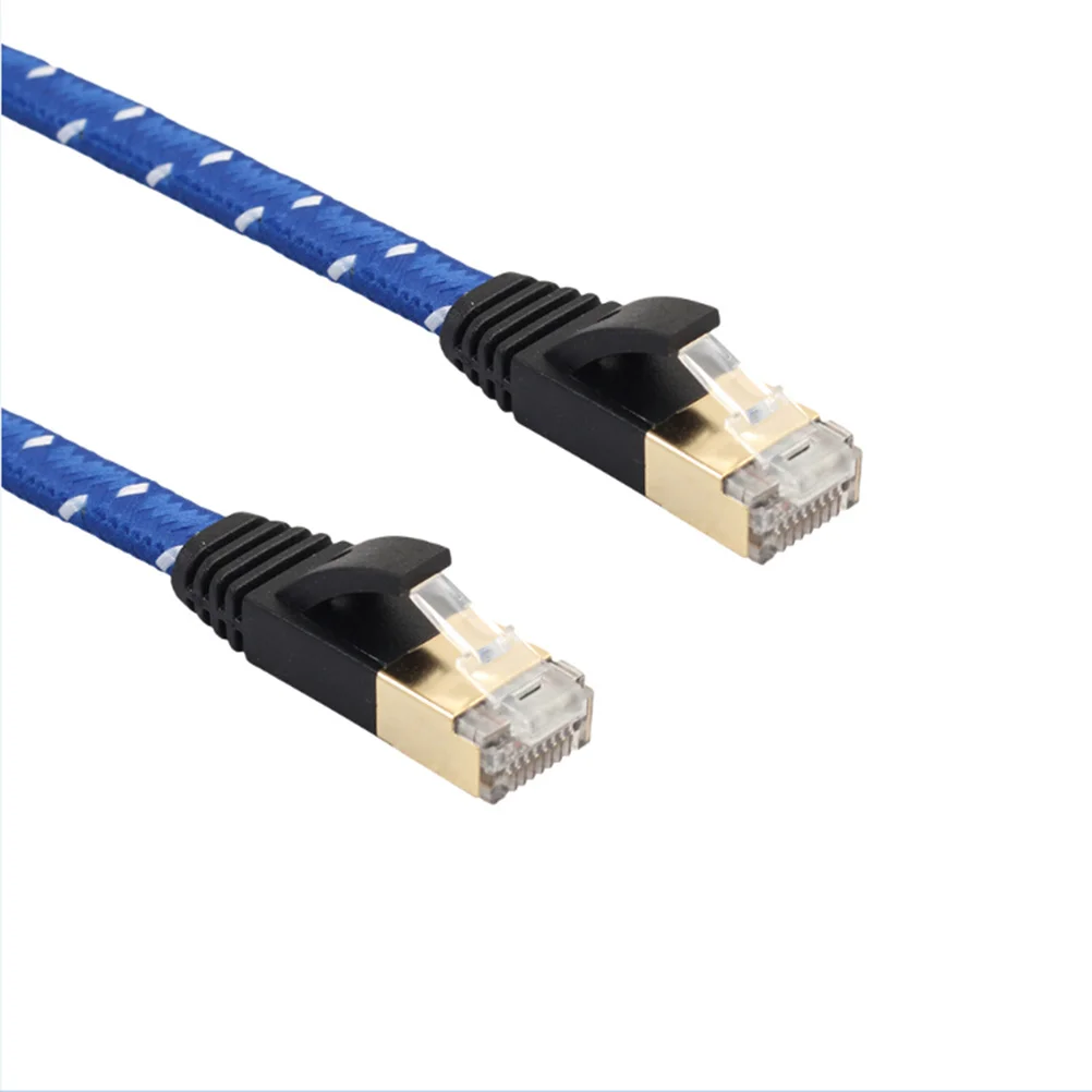

3.3ft Premium 10gbps Cat7 Ethernet Cable Braided Nylon Connector Lan Modem Router Pc Printer Network Cable