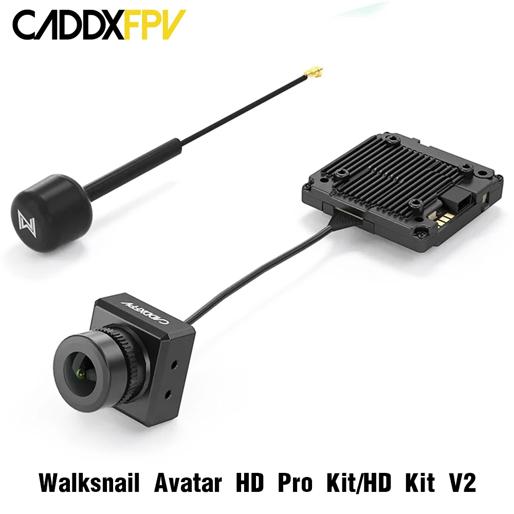 

CADDX Walksnail Avatar HD Pro Kit HD Kit V2 со встроенным гиропотоком 8G/32G, камера Native 4:3 для FPV DJI 1080P 120fps