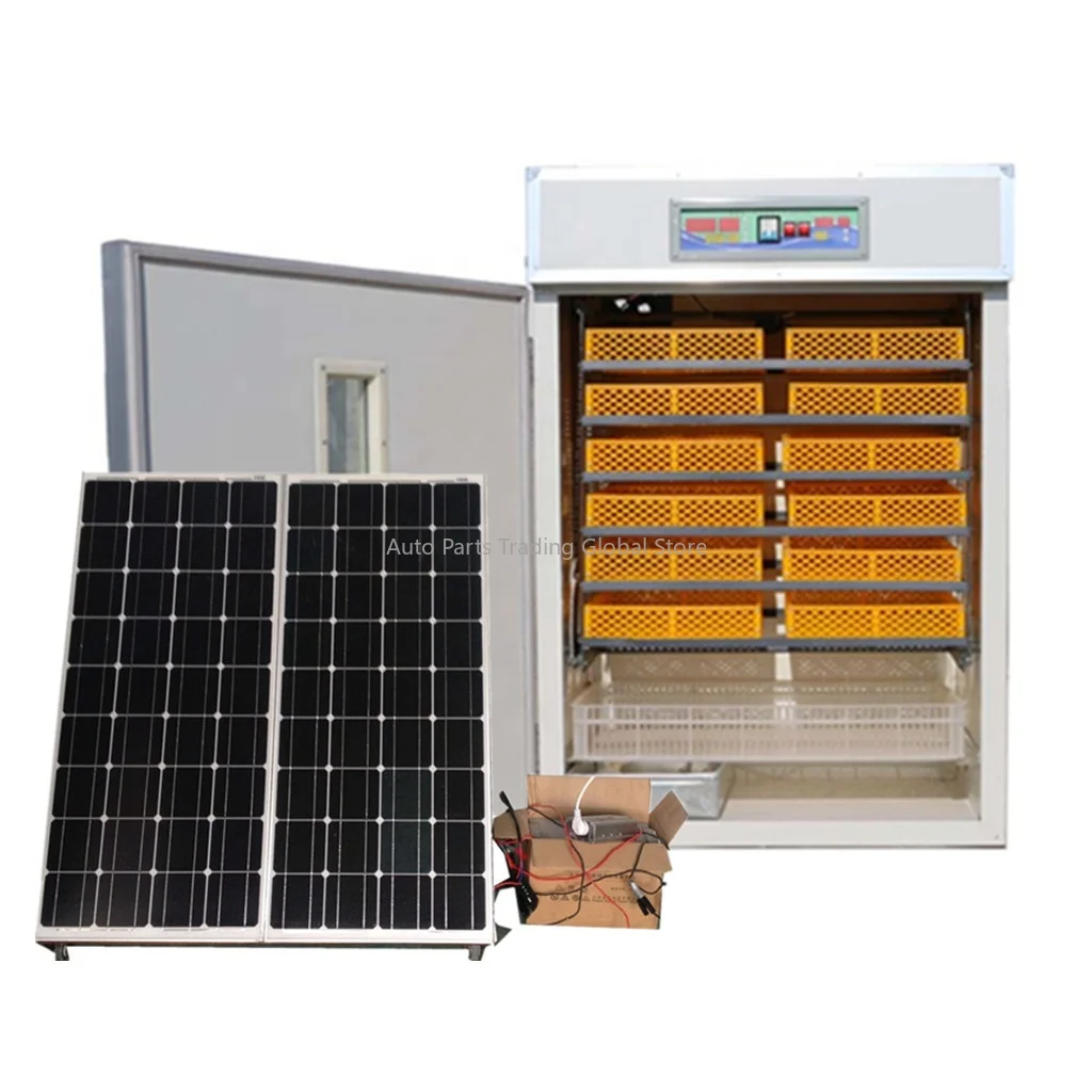 Automatic Solar-Powered 1000 Chicken Egg Incubator HJ-SI7 New 220V For Duck & Emu Hatching
