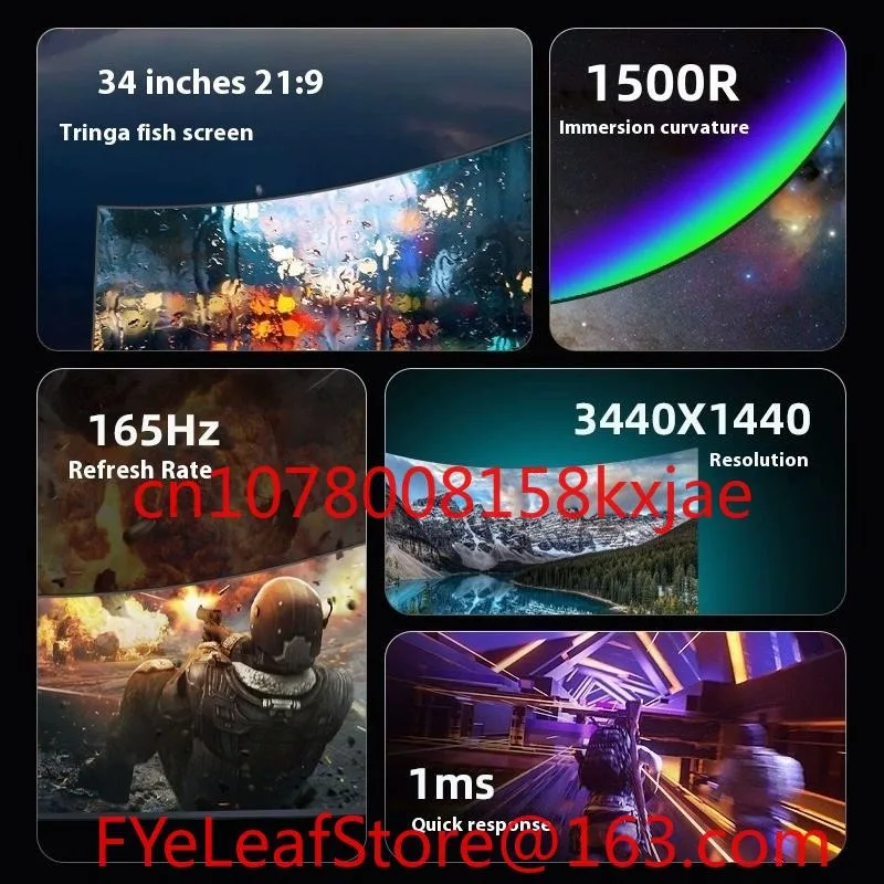BK025422 Gaming Monitor 19 21 24 27 28 32 34 49 2K 4K 144HZ 165HZ LCD Gaming Computer Monitor view 4