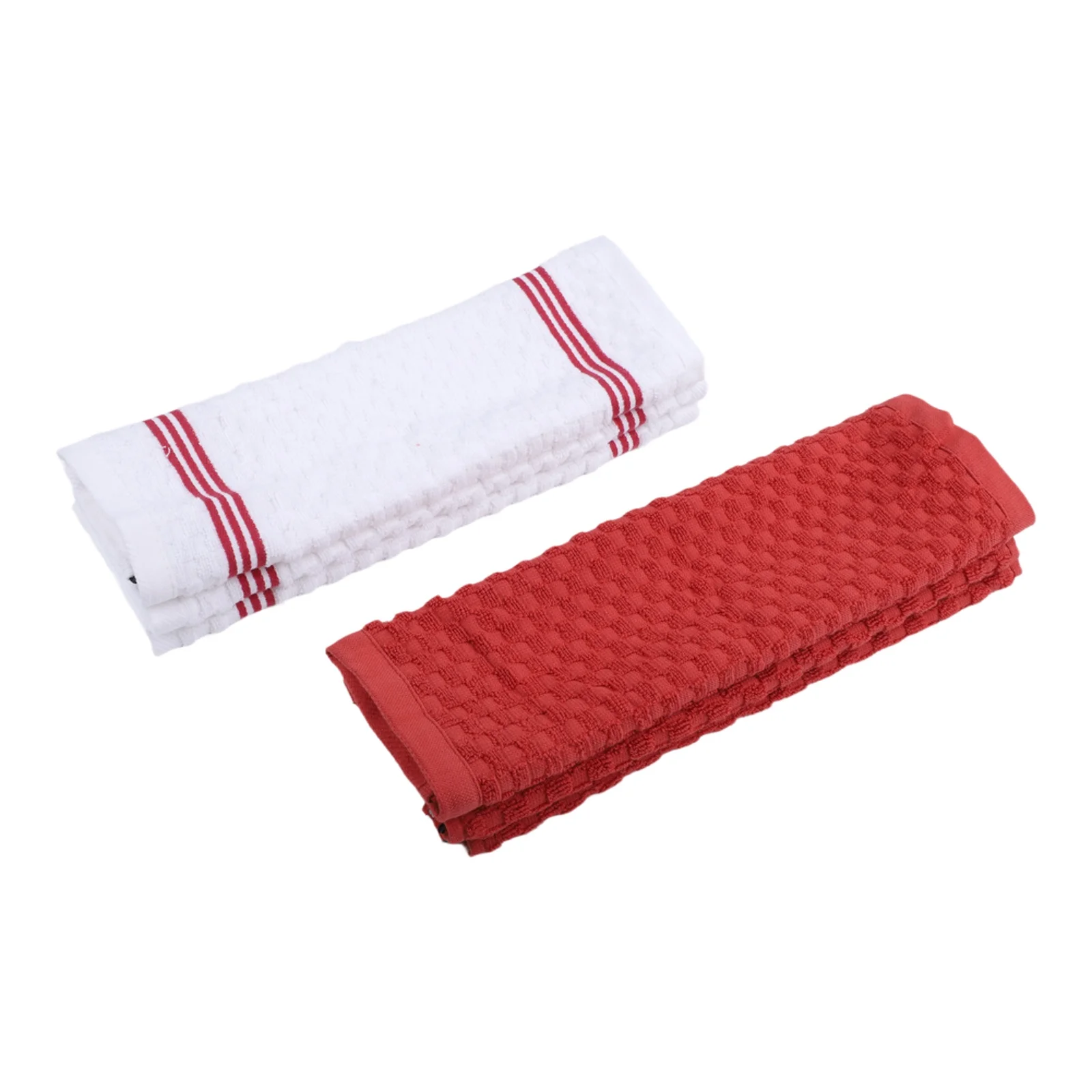 Absorbent Dish Rags Cotton Tea Towels Ultra Soft Texture Super Absorbent Terry Ring-spun Cotton Terry Cloth Design