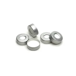 

20ml jaw headspace sample bottle cap pad silver aluminum cap PTFE silicone pad 5183-4477 invoicing