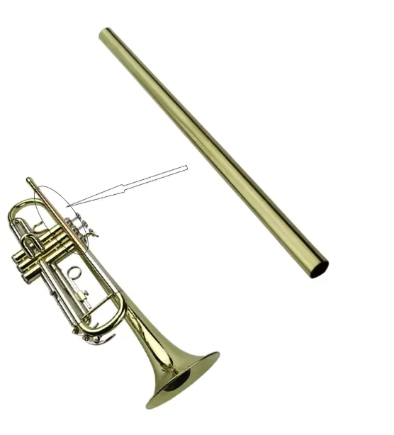 

1Set Trumpet Parts Trumpet Whistle tube trumpet mouthpiece Mouthpiece hoop