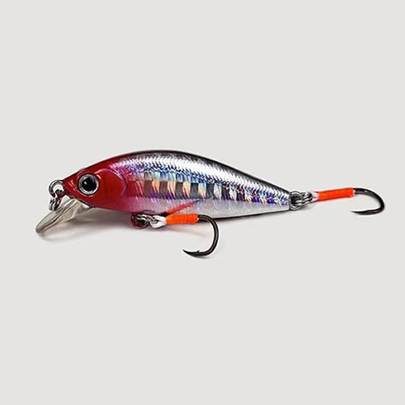 NEW Arrive Japanese Design Small Lures Fishing Lure 3.2g 5cm Sinking Minnow Mini Hard Bait For Perch Trout With Assisthook Artif