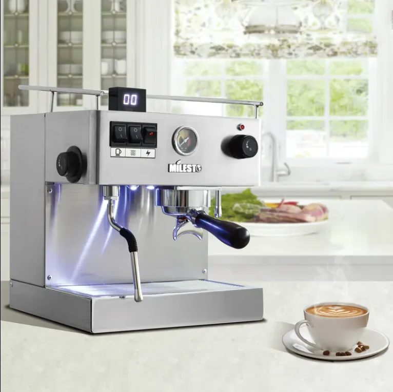 EM-18 Smart Italian Style Commercial Rotary Semi-Automatic Roaster Espresso Coffee Machine