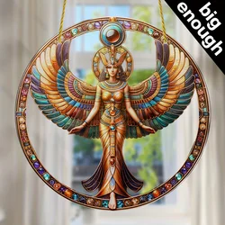 Classic Acrylic Egyptian Goddess Isis Wall Hanging Decor with Outstretched Wings-Costume Gift,Room,Kitchen,Wall Home Decoration