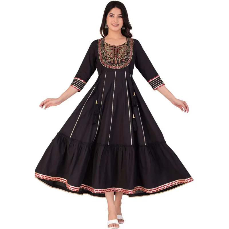 

Cotton Anarkali Indian Kurti for Women
