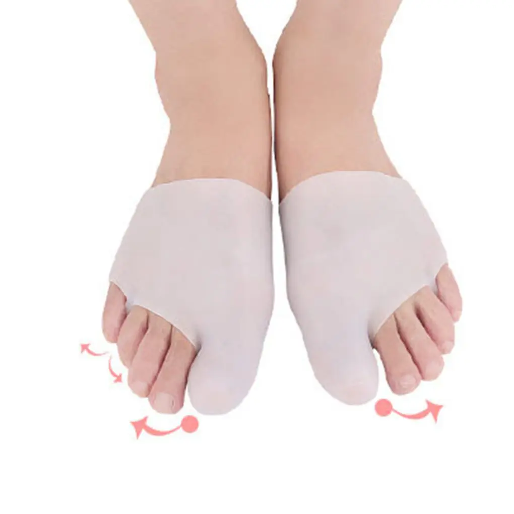 Women Men Half Toe Forefoot Pad Cover SBES High Elastic Non-slip Toe Corrector Separator Soft Cushion