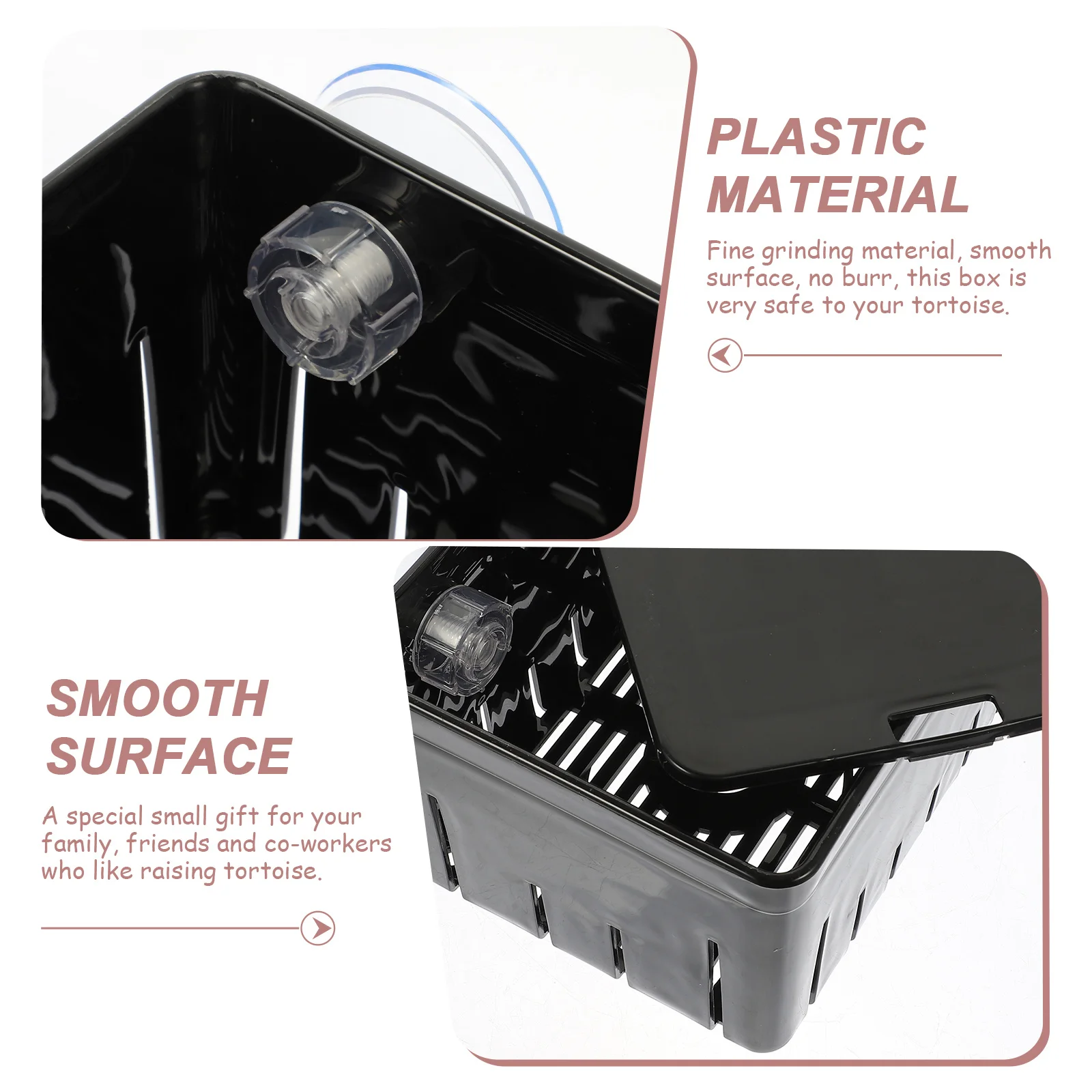 

1 Set Reusable Plastic Incubation Box For Tortoise Isolation Breeding Protection Multi-Function Sturdy Turtle Separator Supplies