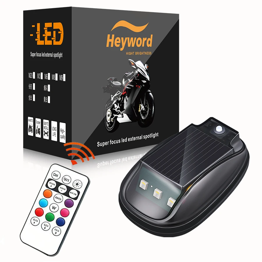 Heyword Luces Solares Inalámbricas para Cabina de Camión, Sin Perforación, con Sensor Automático, Luces para Techo de Camión