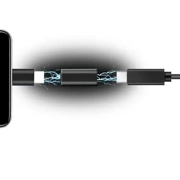 1/2pcs Universal USB C Extender Adapter For Tablet Charging Cable Extension Help Maintain Clean And Neat Indoor Wire Arrangement