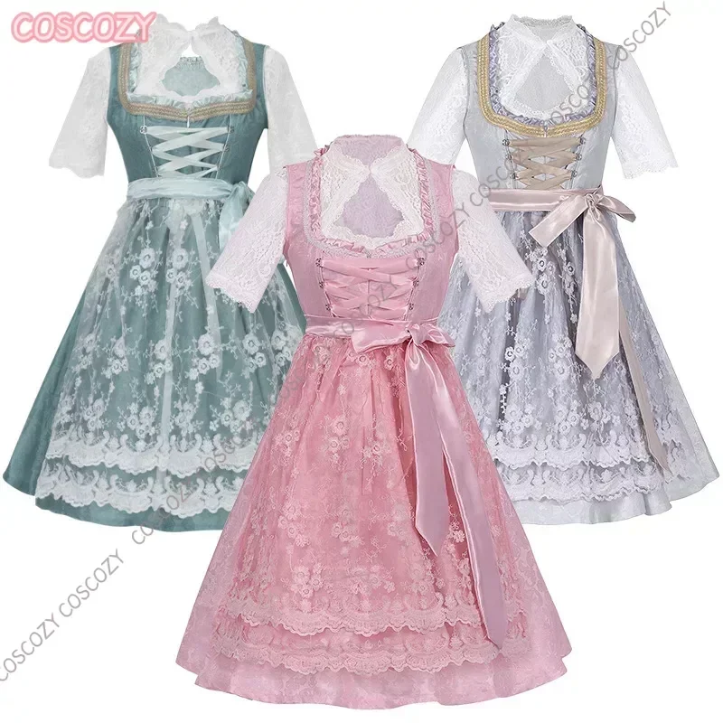 

CosplayBavarian Traditional Beer Festival Oktoberfest Cosplay Costume Dress Germany Dress Set Maid Halloween Women Stage Dresses