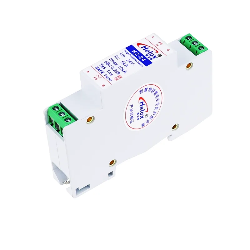 Fire signal lightning arrester 24V high-speed telephone 4-20mA analog surge protector KZ-24