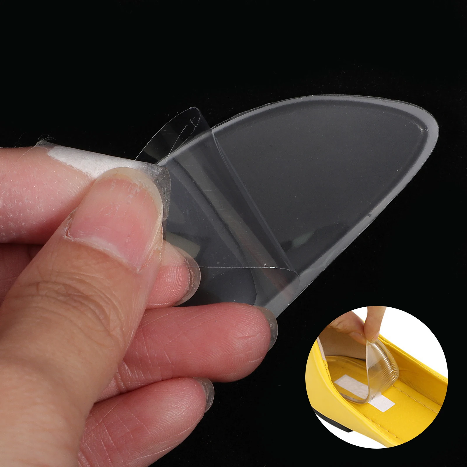 

3pcs Gel Half Orthotic Heel Pads Wedge Shape For Foot Arch Support Insole Leg Valgus Varus Correction X Legs O-Shape Foot Care