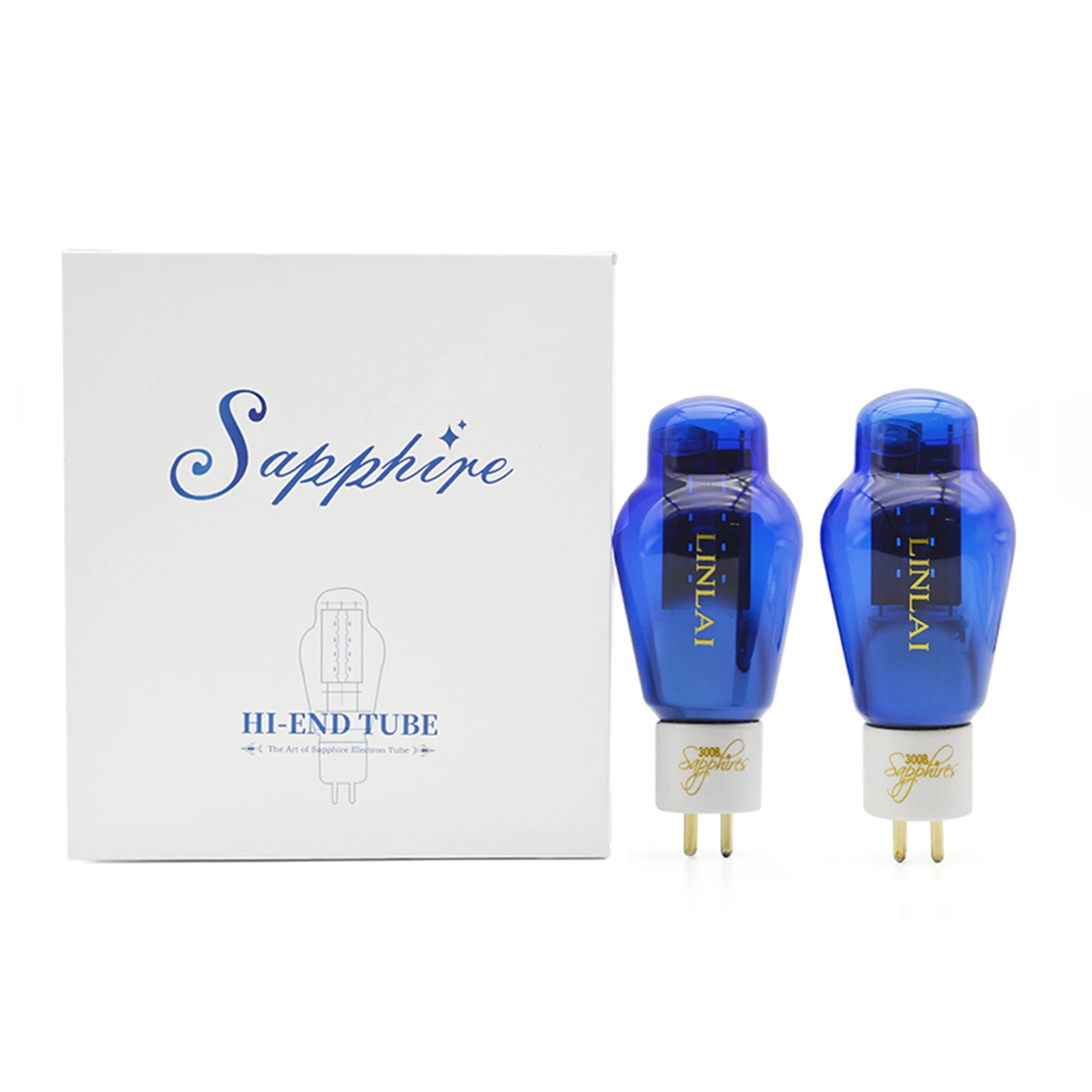 LINLAI-Tube électronique à assujetHifi à vide Sapphire 300B, pour couplage de classe, ampli audio remplacé, amplification de puissance 10W