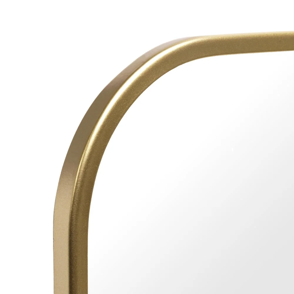 Moderner goldener Tischspiegel, langlebiger Schminkspiegel, verstellbare Neigung, perfekte Make-up-Pflege, Heimdekoration, schicker Akzent