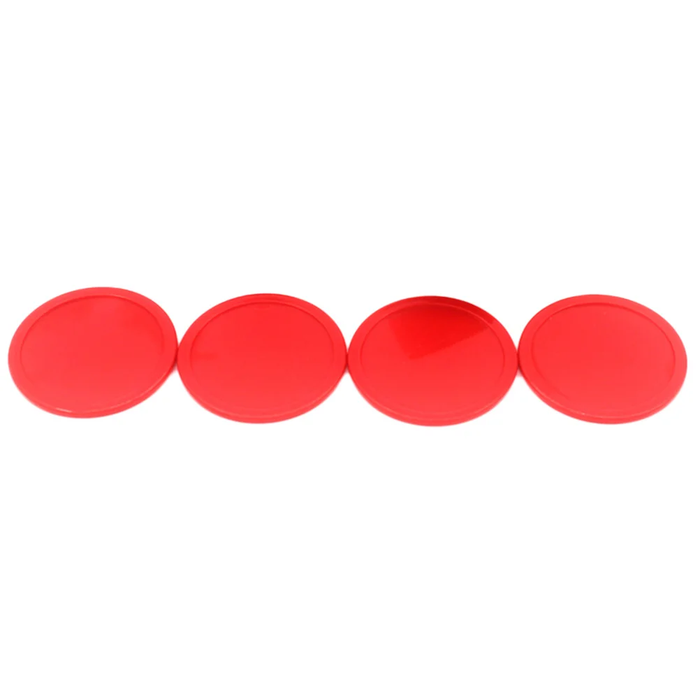 

8Pcs 50mm Red Air Hockey Paddles Pushers Replacement Kit Comfortable Feel Game Room Equipment Air Hockey Paddles