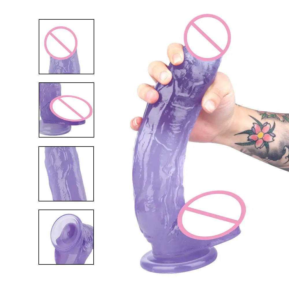 Female Masturbator Huge Flesh Realistic 11.8inch 30Cm BIG Dildo Vagina Anal Butt Penis Suction Cup Anal Woman Adult Xxl Sex Toy