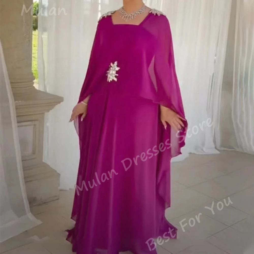 Elegante vestido de noite comprido, feminino, vestido comprido até o chão, miçangas, gola quadrada, reto, eventos especiais, baile, festa, casamento, gala, 2024