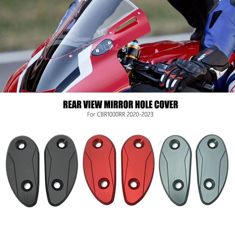 

Fit For Honda CBR1000RR CBR1000 RR 2020-2023 Motorcycle Block OFF Plate Rear View Mirror Hole Cover Mirror Chassis Code Cap Base