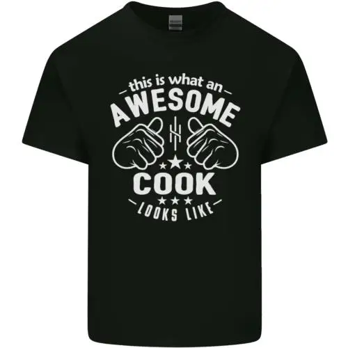 This Is What an Awesome Cook Looks Like Mens Cotton T-Shirt Tee Top