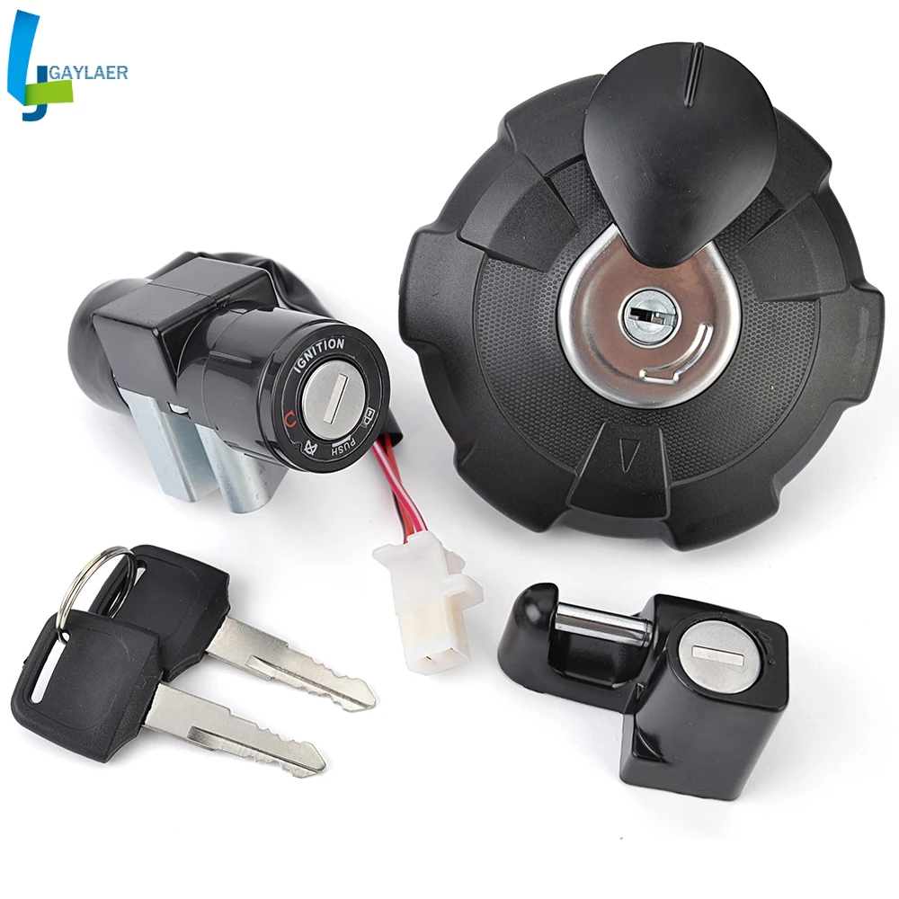 Ignition Switch Fuel Gas Cap Seat Lock Set for Honda 35010-K84-901 CRF150L K84 (2017 - Sekarang) 35010-K84-901