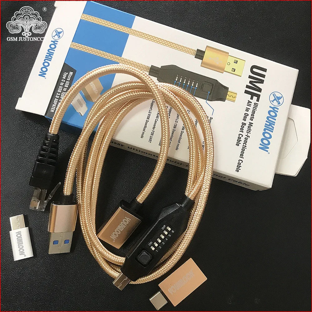 Cable de arranque UMF All Boot (EASY SWITCHING) Micro USB RJ45, cable de arranque multifunción todo en uno, cable edl con herramienta de reparación móvil
