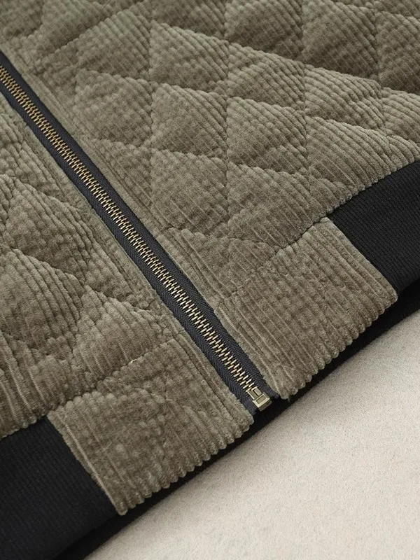 Jaet de algodón con capucha a la moda para mujer, abrigo holgado informal de terciopelo para invierno, abrigo Faionable