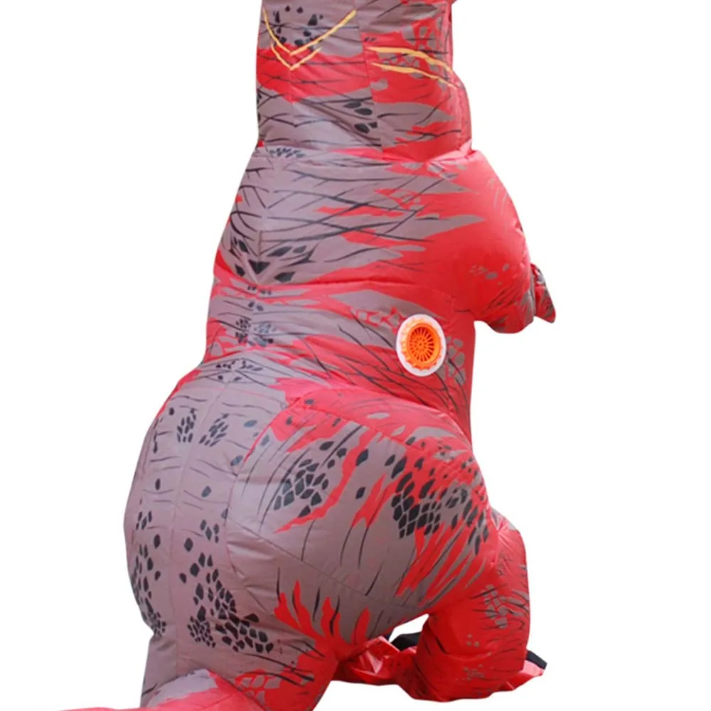 Halloween T-Rex Dinosaur Costume gonfiabile Full Body Dinosaur Cosplay costumi per adulti divertenti puntelli per feste Costume natalizio per bambini