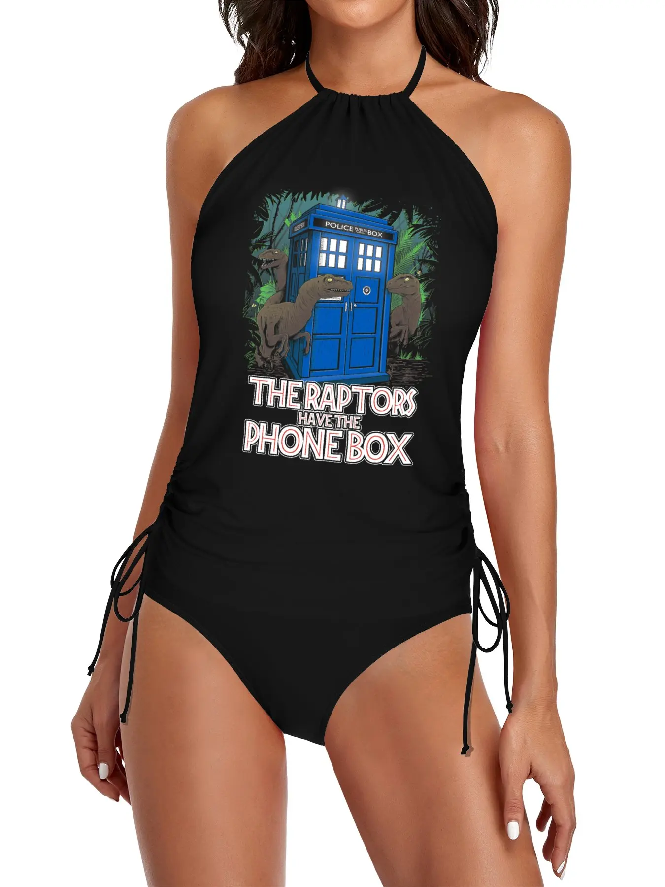 

The Raptors Have The Phonebox Split Swimsuit Set Beach shirt Women's summer dress swimsuit 2025 women