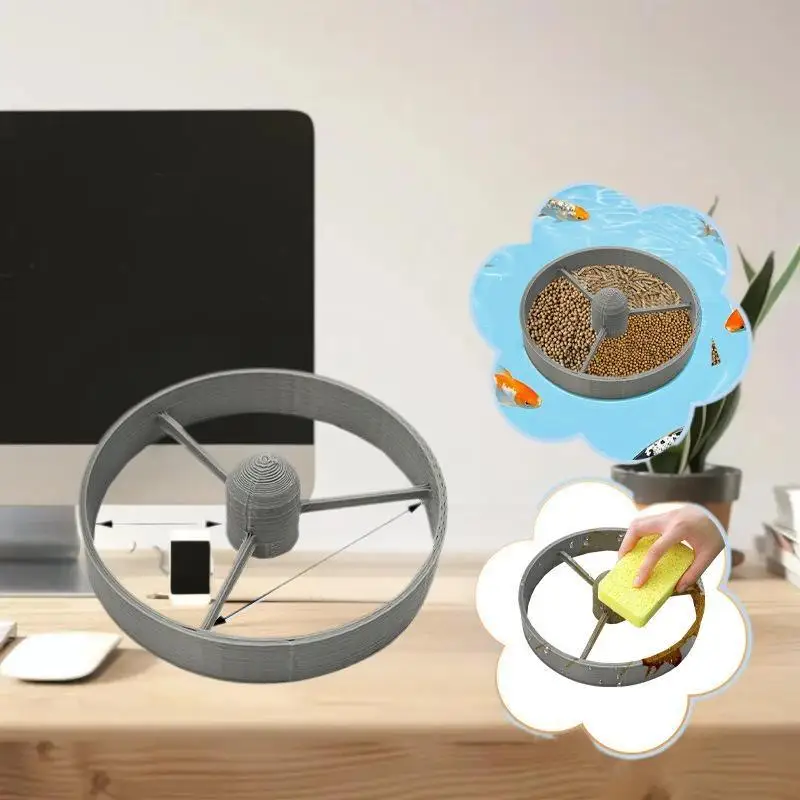 給餌リング水槽用フローティングフードフィーダー丸型タンクアクセサリー繁殖ツールグッピーベタカメ淡水