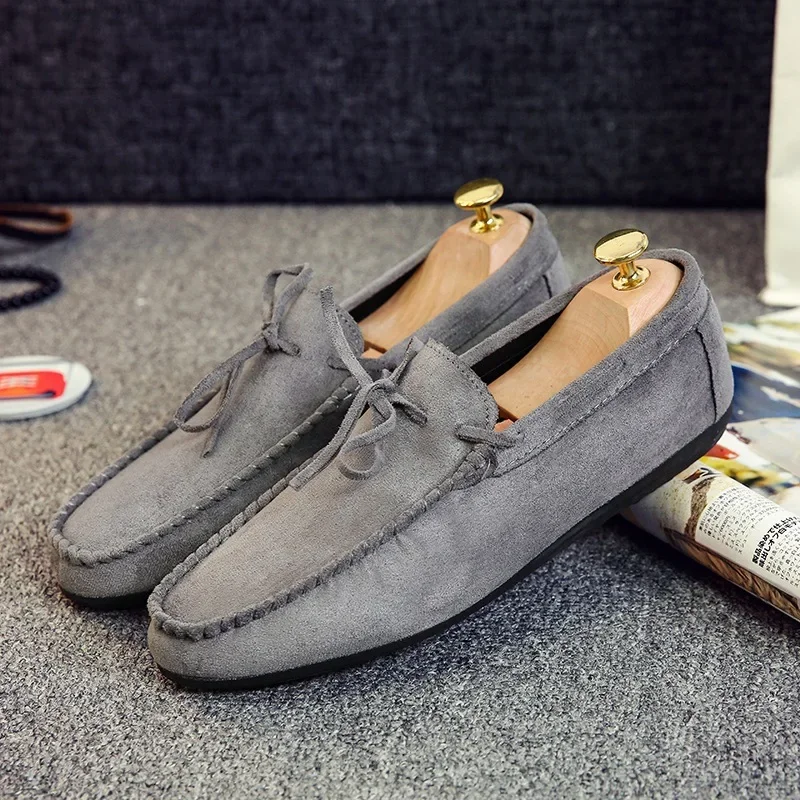 New Arrival 2026 Korean Style Casual Men's Shoes Breathable Vulcanized Rubber Sole Polyester Lining Spring Season Small Group Be
