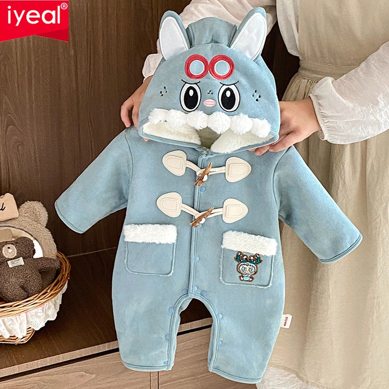 ropa-infantil-iyeal-peleles-de-franela-calidos-para-bebes-mono-con-capucha-monos-para-ninos-ropa-para-bebes-recien-nacidos-y-ninas