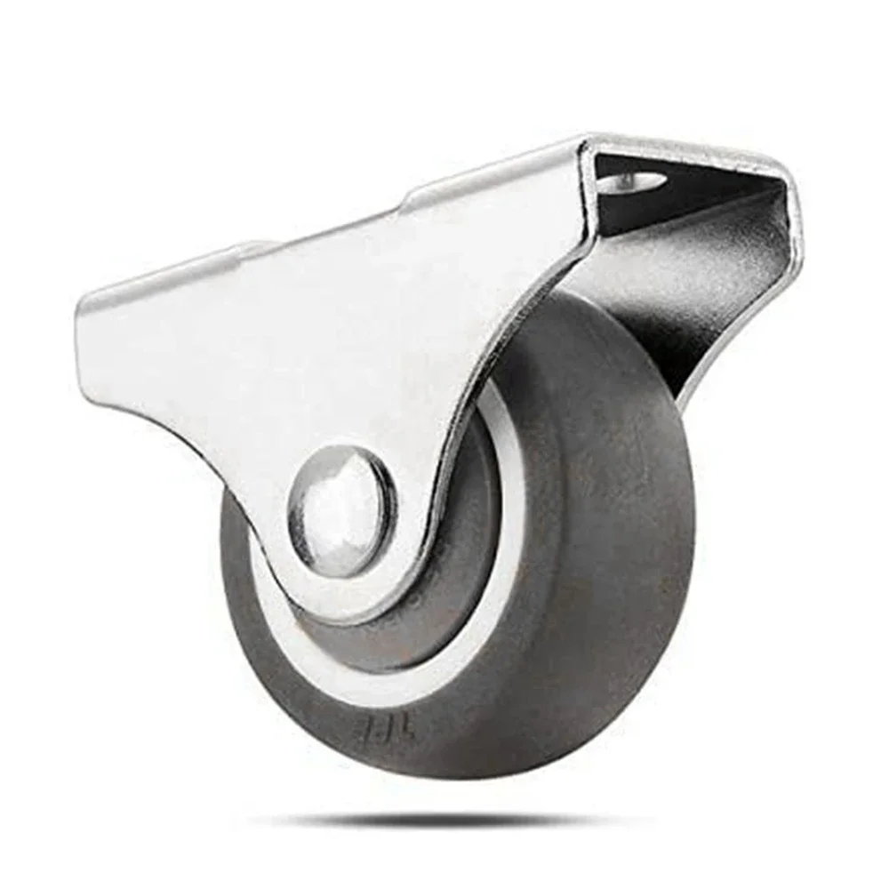 4 Pcs Mini Casters Furniture Casters Small 25mm Fixed Casters Directional Movable Casters Movable Casters for Furniture