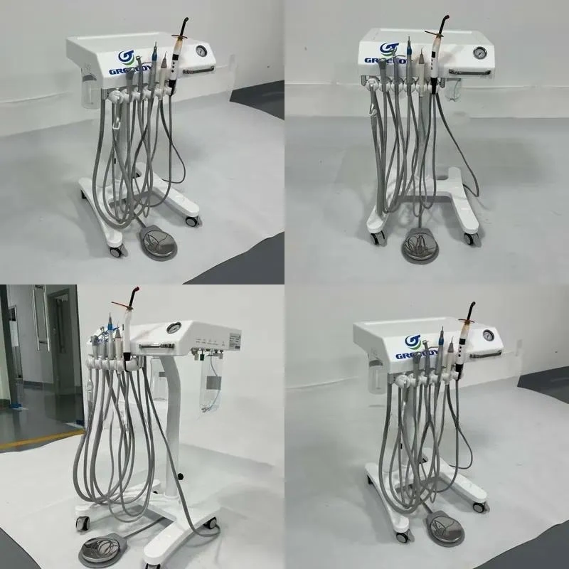 Full set of electric metal mobile dental treatment table, portable dental treatment instrument XIEJIAN P302 600W CE