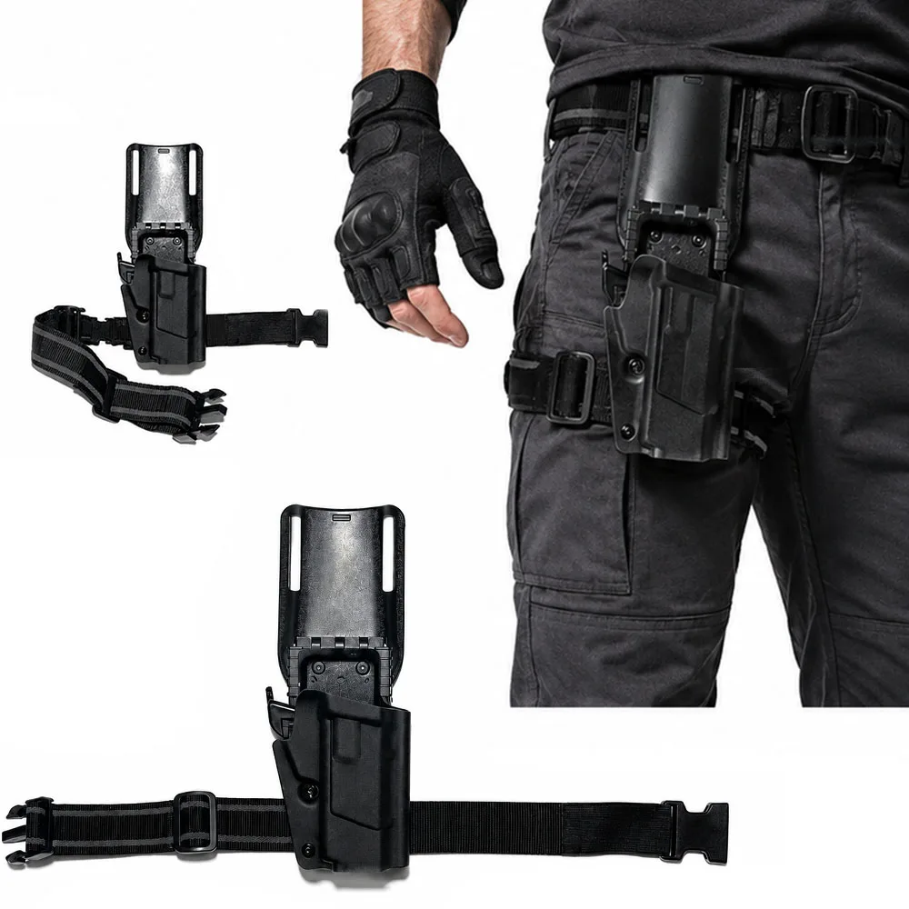 

92G Tactical Holster Universal Quick Draw Magazine Pouch Sinking Belt Adjustable Handgun Bracket for Hunting Shooting Training
