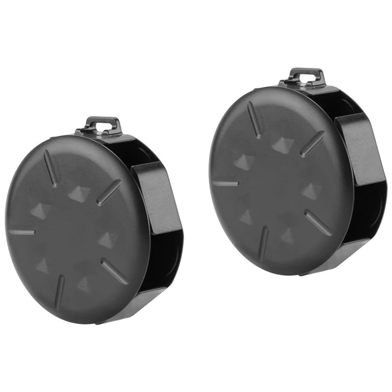 2 Pack Coin Dispenser - Portable Coin Case With Clip, Change Holder Minimalist Coin Collection Wallet (2 Pack, Black)