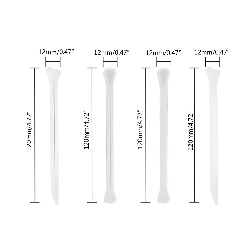 J78F العالمي متعدد الوظائف مزدوج الرأس قضيب الكريستال الايبوكسي السائل العملي سيليكون اثارة قضيب الغراء الاستغناء أداة #6