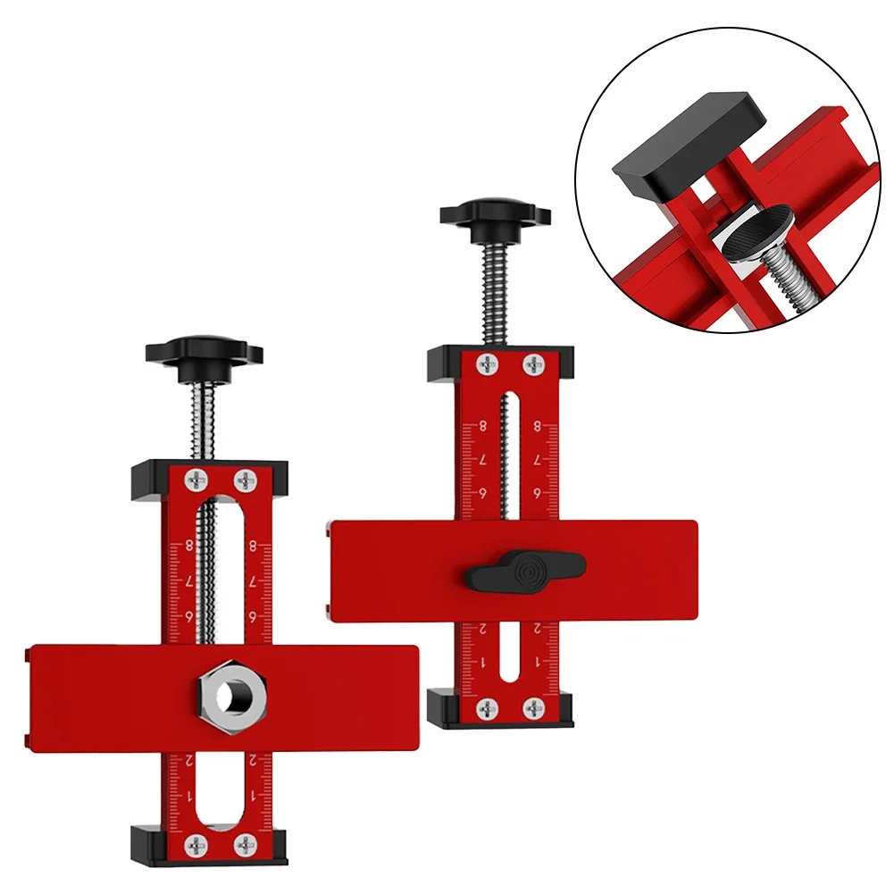 

Cabinet Installation Cabinet Door Locator Adjustable Installation Range 15-70MM For Boards Up To 85MM 110*38*210MM