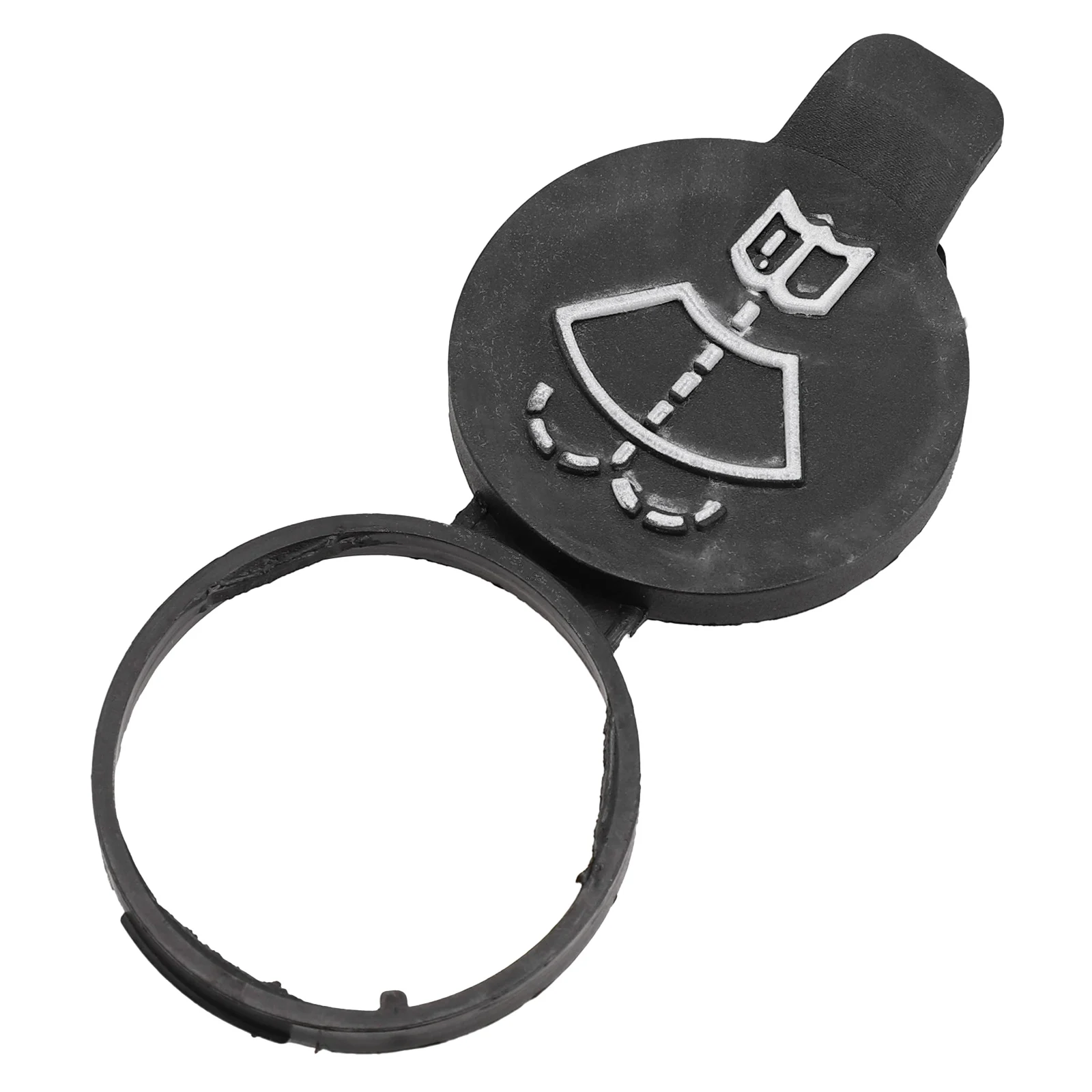 1 Stück schwarzer Scheibenwischer-Waschflüssigkeitsbehälterdeckel für Chevy Camaro 2010–2016 für Cruze Malibu OE 13227300 – Detail 4