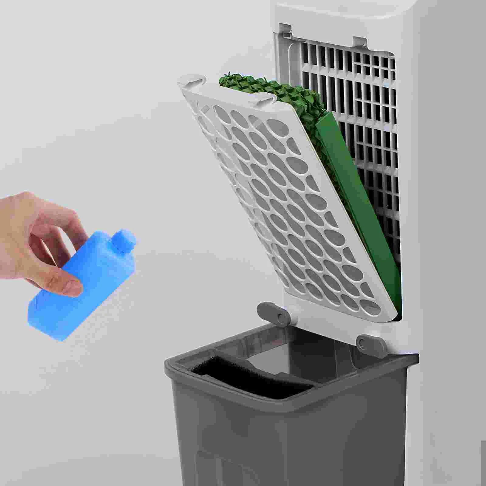 4 Pcs 에어컨 팬 얼음 크리스탈 상자 물이 채워진 팩 블록 가방 쿨러 Pe 용 우유 냉각 패키지