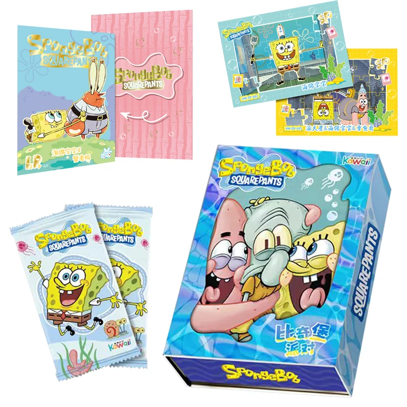 

SpongeBob SquarePants Peripheral Card Japanese Anime Collector Edition Card Spongebob Squarepants Limited Edition Toys Gifts