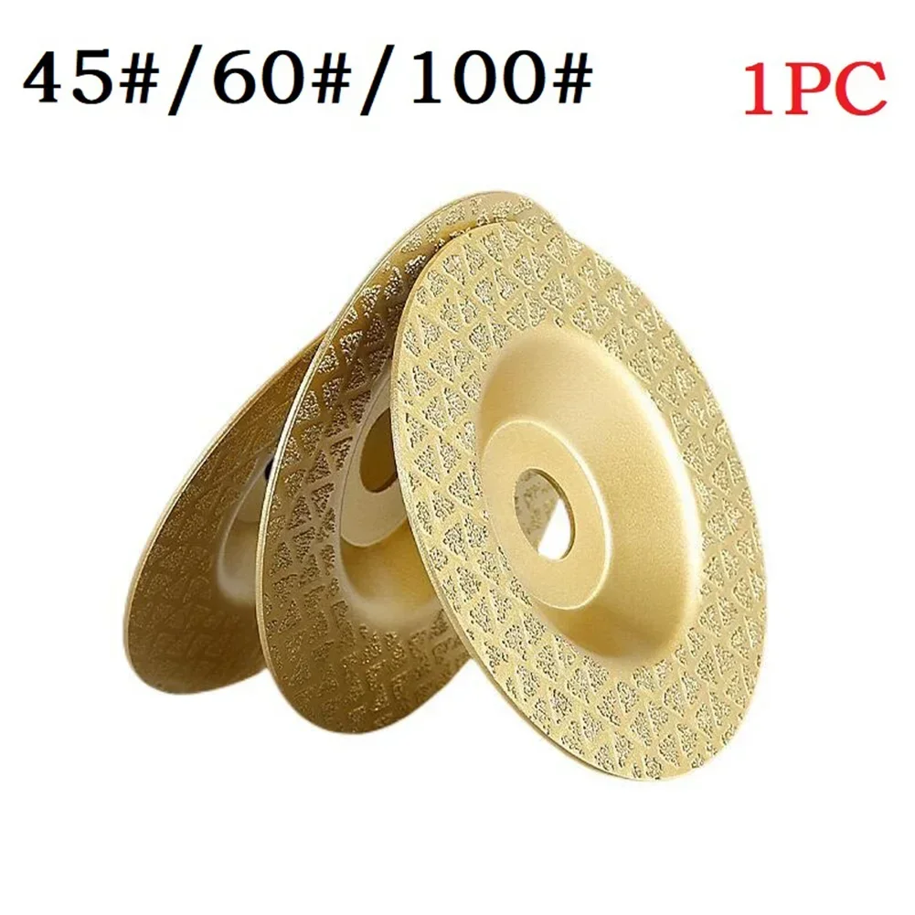 4 Inch 100mm Vacuum Brazed Diamond Cup Wheel Diamond Grinding Disc For Tile Quartz Marble Granite Ceramic Stone Concrete Grinder