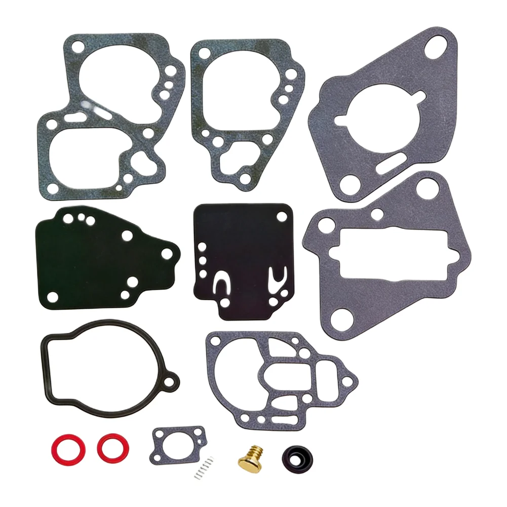 Outboard Engine Carburetor Rebuild Kit Compatible with For 6HP to 25HP Models Including 1395-97For 61 and 18-7212