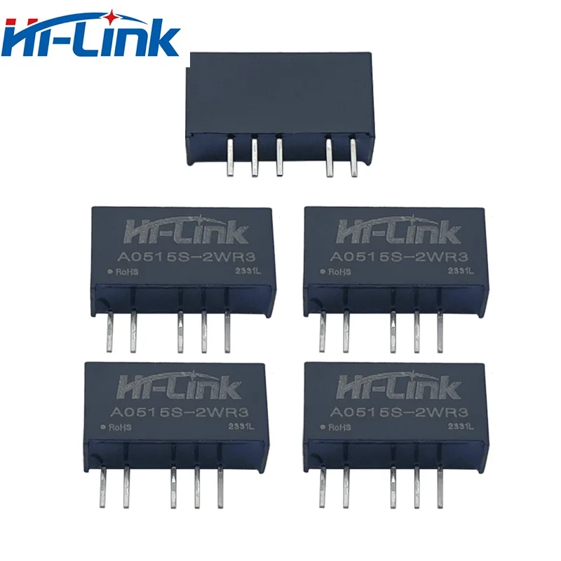 Imagem -04 - Consumer Electronics Hi-link Step Down Módulo de Alimentação 5v a 15v 2w 1500vdc Casa Inteligente dc dc Comutação Isolada 20 Pcs