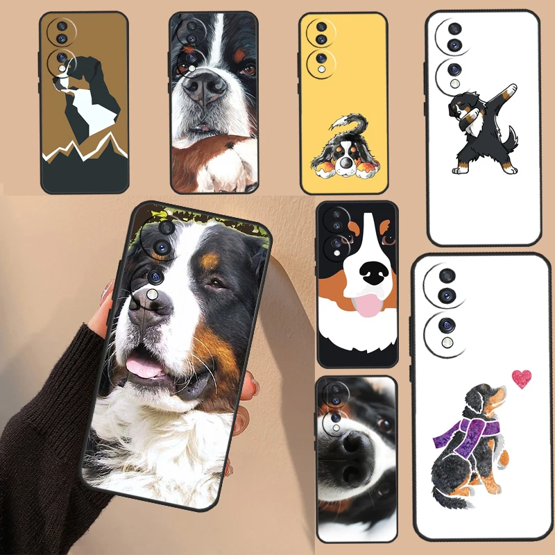 Bernese Mountain Dog Case For Honor X8 X9 X7 X6a X7a X8a X9a 10 50 70 90 Lite Magic 5 4 Lite Magic 5 Pro Cover