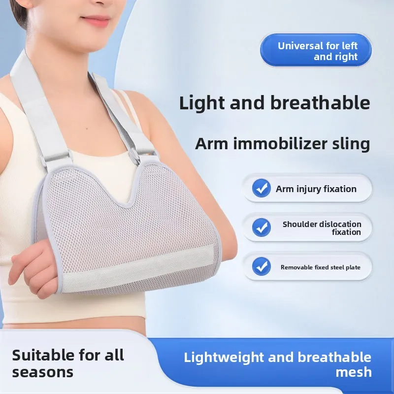 

Breathable Forearm Sling Support for Adults & Kids, Adjustable Arm Immobilizer with Comfortable Fit, Unisex Design