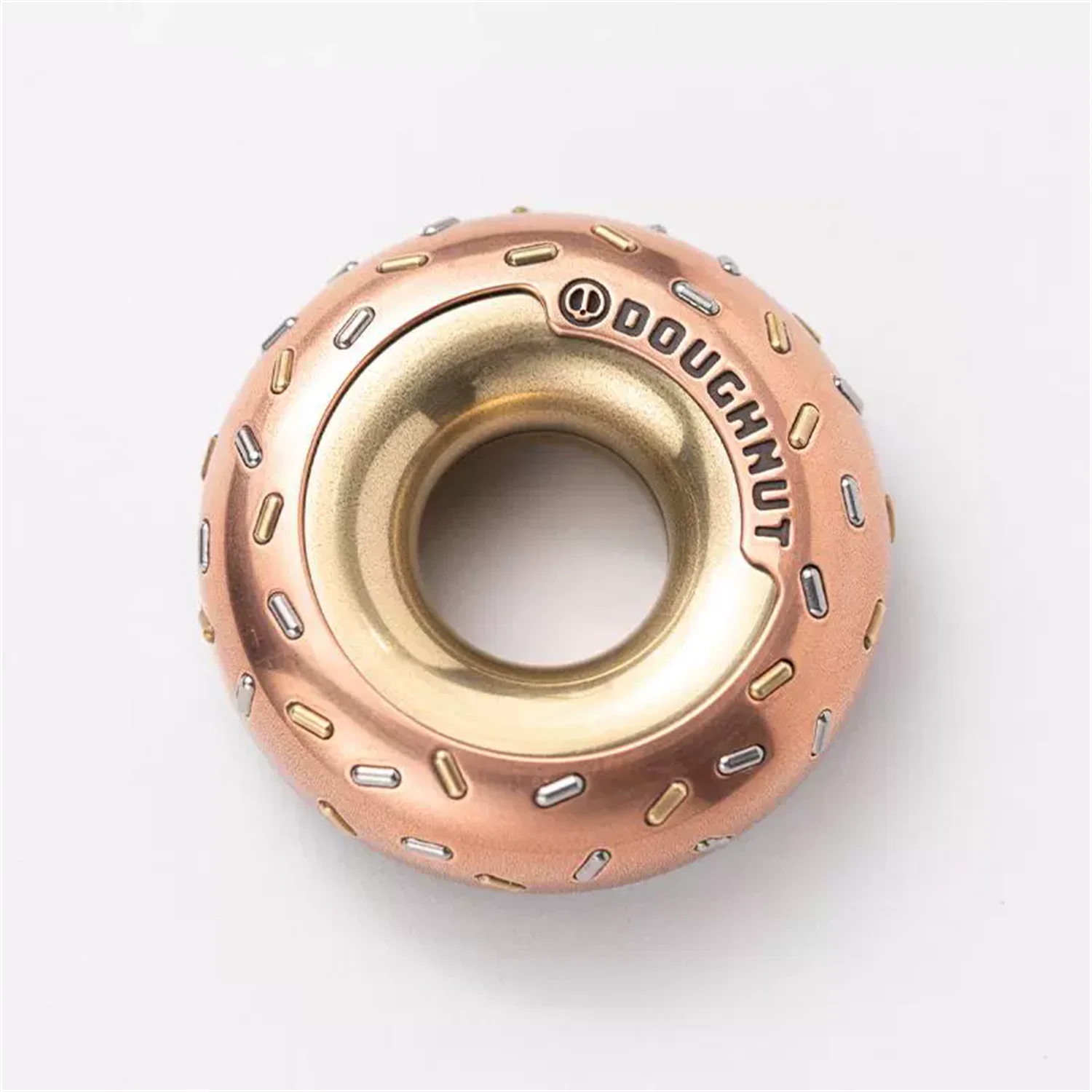 LAUTIE&URBAN DOUGHNUT Desktop Magnetische Fingerspitze Gyro Dekompression Metall EDC Fidget Spinner Spielzeug