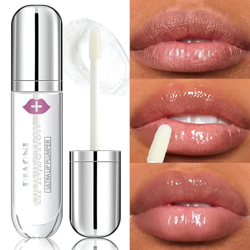 Waterdichte Transparante Jelly Lipgloss Langdurige Hydraterende Voedende Verminderen Lippen Fijne Lijn Lipolie Mollige Lippen Zorg Make-Up