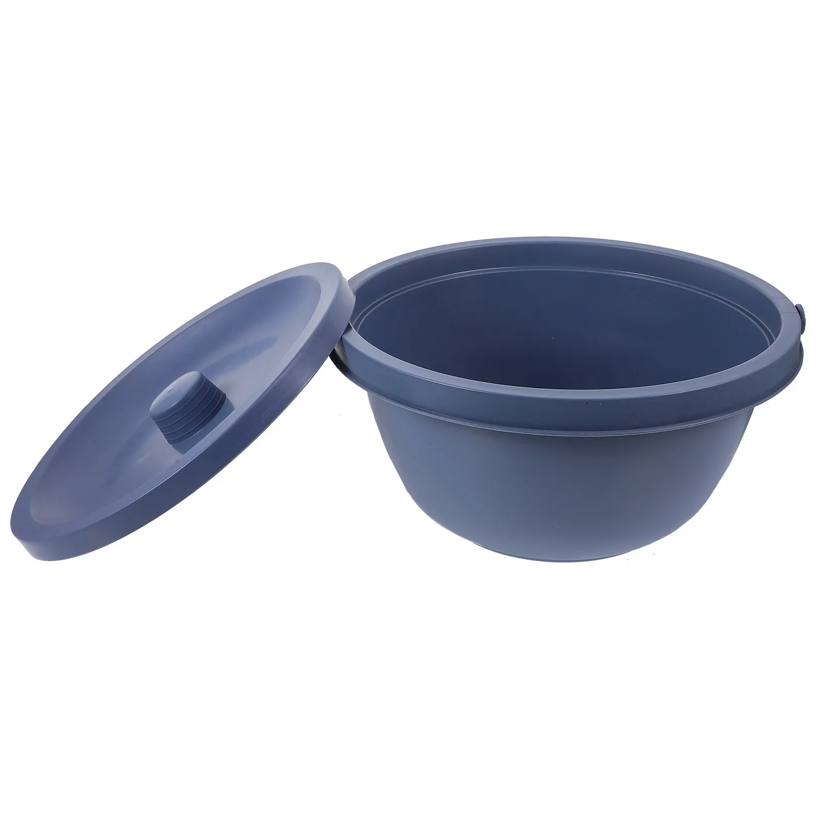 Portable Plastic Chamber Pot for Elderly Pregnant Disabled Adults Ergonomic Urine Bucket with Smooth Edges Non-Slip Base Easy